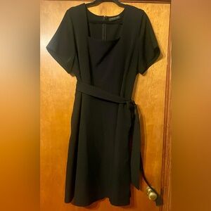 Lane Bryant size 18 black square neck dress
